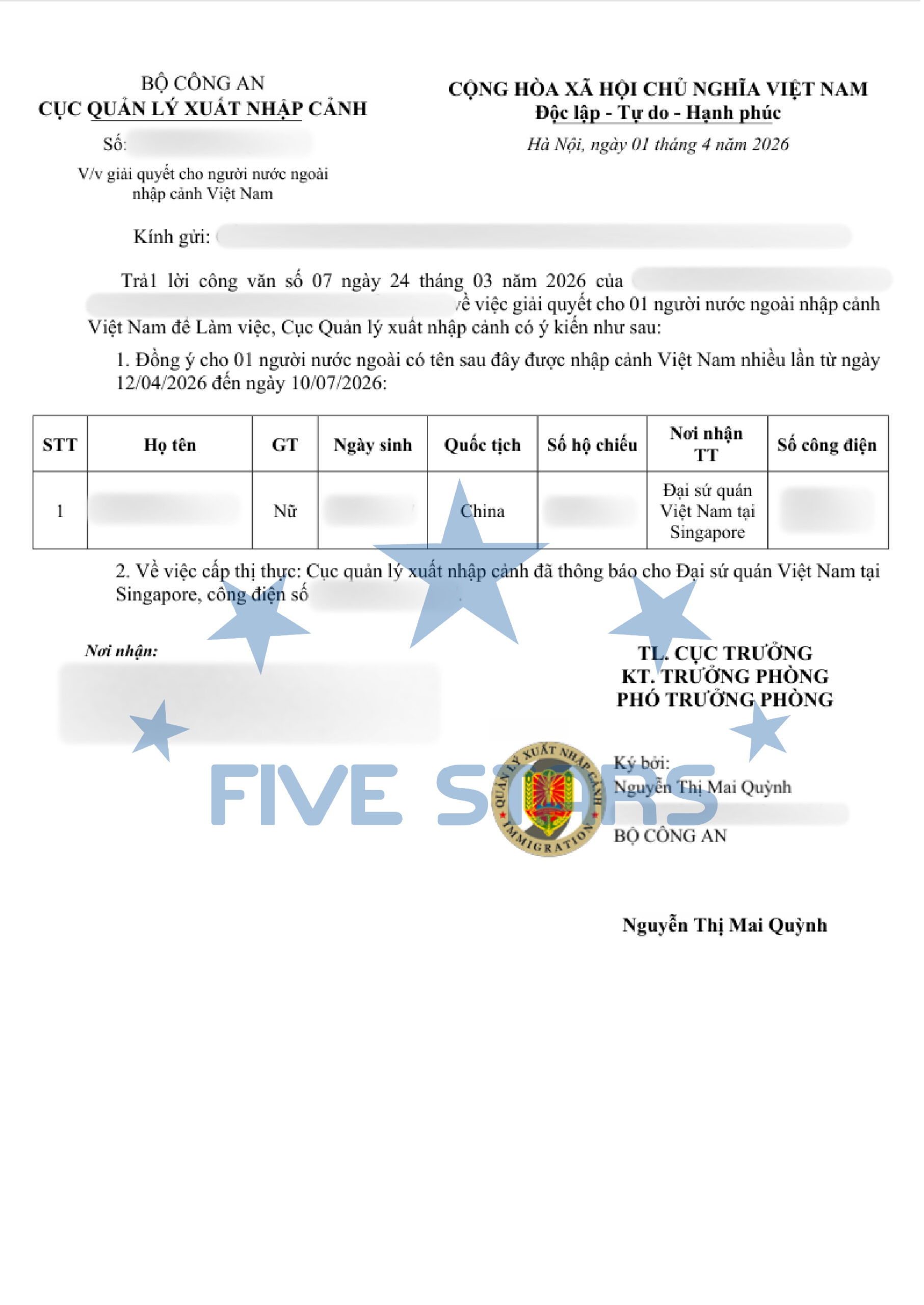 CÔNG VĂN NHẬP CẢNH (5)